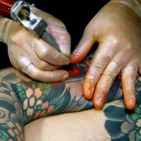 Prohibitions on tattooed visitors to public bathhouses in the country were originally put in place to deny the entry of yakuza members, many of whom are tattooed. | JOSHUA NOBLESTONE