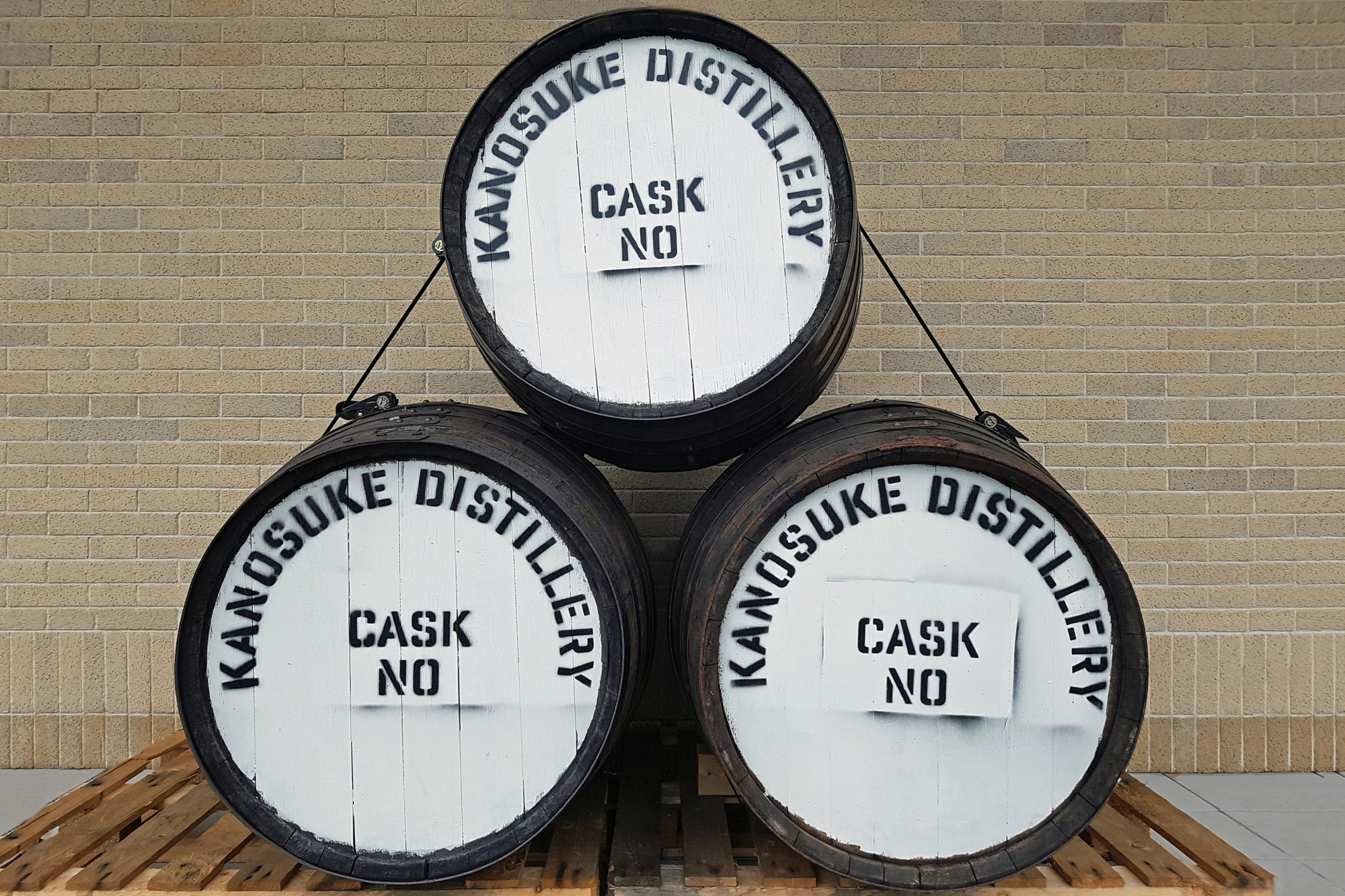 New venture: Whisky casks at the Kanosuke Distillery in Kagoshima Prefecture. | GEORGE KOUTSAKIS