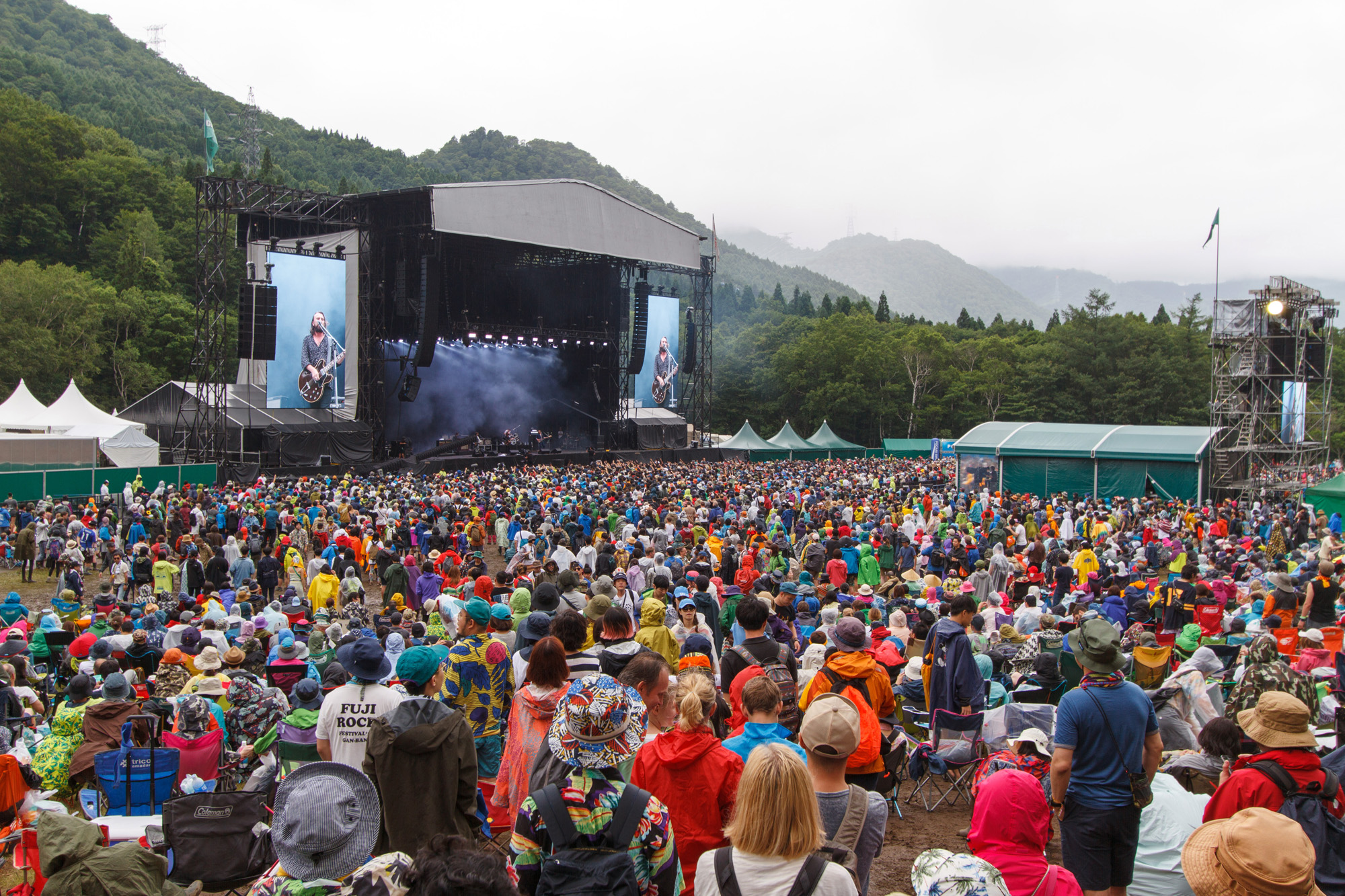 Misty mountain hip-hop: Last year's Fuji Rock Festival was a rainy affair, so here's hoping for better weather this year. | JAMES HADFIELD