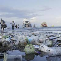 Death by 1,000 cups: At the G7 Summit in Canada, Japan and the U.S. balked at signing a document that set targets for reducing plastic waste in the oceans. | KYODO