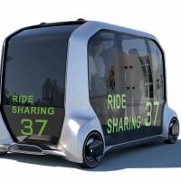 Toyota Motor Corp. plans to use e-Palette autonomous electric vehicles to transport athletes during the Tokyo Olympics in summer 2020. | KYODO