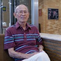 George Yokota, 86, a former teacher at Admiral Radford Elementary School on Chichijima, one of the Ogasawara Islands, recalls his stint there before the chain reverted to Japanese rule in 1968, during an interview in Tokyo earlier this month. | CHISATO TANAKA