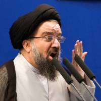 Iranian cleric Ahmad Khatami delivers a sermon in Tehran in July 2009. | REUTERS