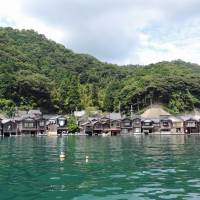 Built over untroubled water: The 230 funaya boathouses double up as living and work spaces. | DAVEY YOUNG