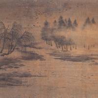 \"Autumnal Scenery by the Lake in Mist,\" an Important Cultural Property attributed to Zhao Lingrang (12th century) | YAMATO BUNKAKAN