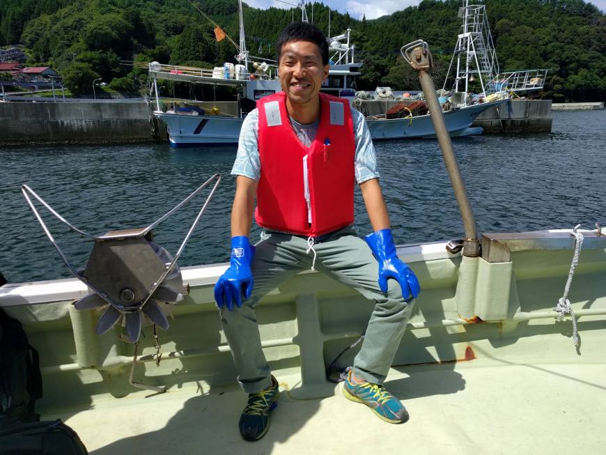 Shinya Kubo had left his native Kamaishi to live in Tokyo by the time of the 2011 Great East Japan Earthquake, but he returned in 2015 to work as a fisherman and tour guide.
