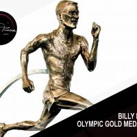 A statue of legendary runner Billy Mills. | COURTESY OF GLOBAL RUNNING CULTURE