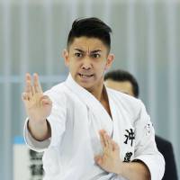 Ryo Kiyuna, a two-time reigning world champion in karate, is favored to win the gold medal at the Asian Games. | KYODO