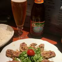Straight from the tandoor: Basted duck breast roasted and then sliced and served with cashew nuts. | ROBBIE SWINNERTON