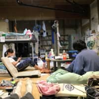 Yoshida Dormitory\'s common bedroom, in which residents live before they are assigning their own rooms &#8212; or they can continue living here for a reduced price. | VICTOR CHAIX