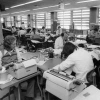 Changing times: The Japan Times\' presence in Tokyo\'s Shibaura district has gone through many alterations over the years. | THE JAPAN TIMES