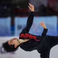 Koshiro Shimada claimed the silver medal at the Junior Grand Prix in Linz, Austria, on Friday. | INTERNATIONAL SKATING UNION