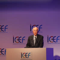 Nobuo Tanaka, chair of the Innovation for Cool Earth Forum Steering Committee | MASAAKI KAMEDA