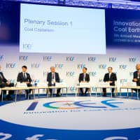 Participants take part in the first plenary session under the theme of \"Cool Capitalism\" on Oct. 10. | ICEF SECRETARIAT