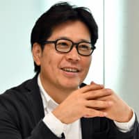 Hitoshi Tanaka speaks during an interview in Tokyo on Sept. 7. | YOSHIAKI MIURA