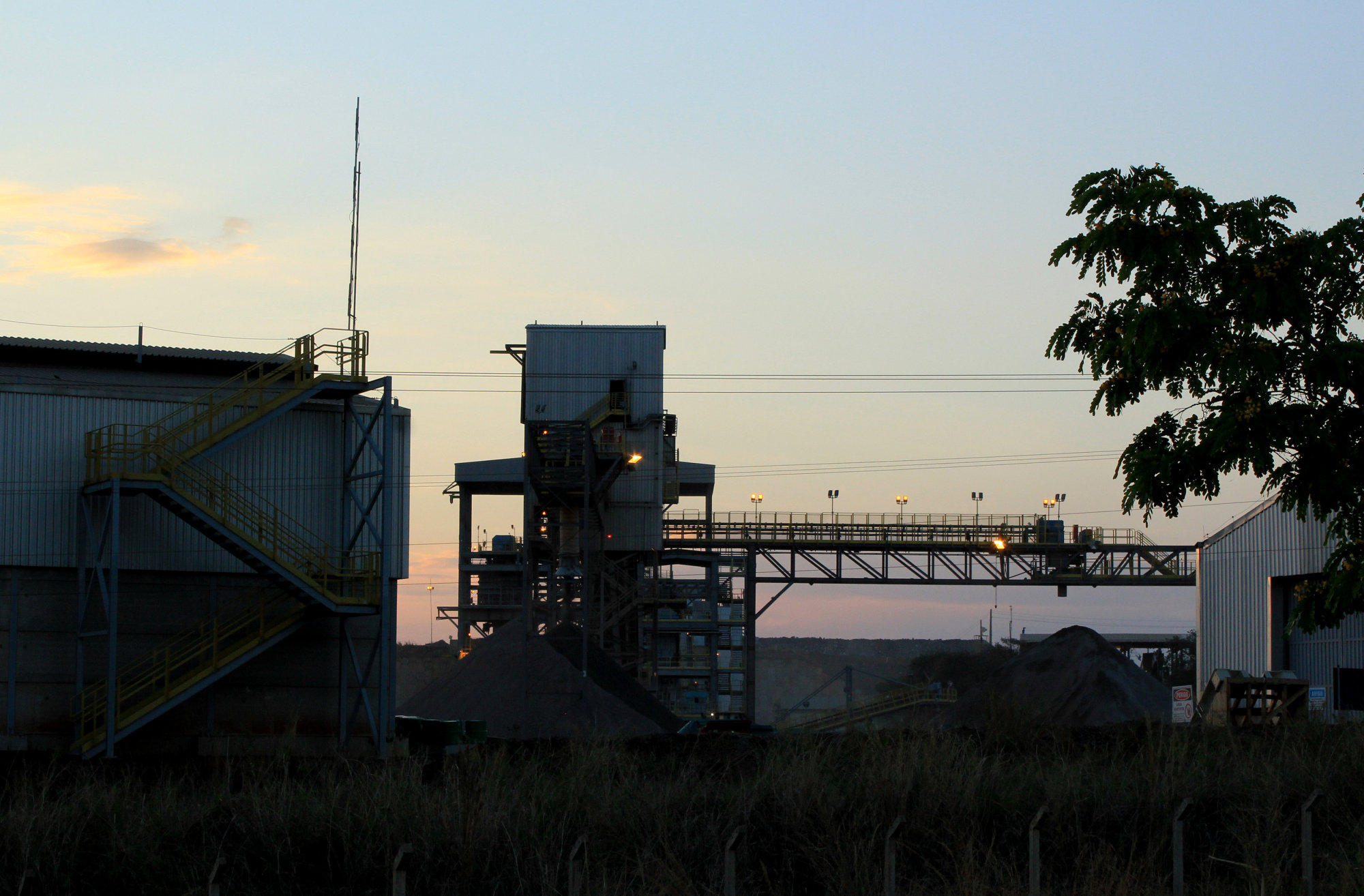 This niobium mining facility in Catalao, Brazil, was bought by China Molybdenum in 2016. Brazil controls about 85 percent of the world's supply of niobium, and presidential front-runner Jair Bolsonaro says Brazil should develop the resource itself. | REUTERS