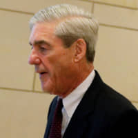Special counsel Robert Mueller departs after briefing the U.S. House Intelligence Committee on his investigation of potential collusion between Russia and the Trump campaign on Capitol Hill in Washington in 2017. | REUTERS