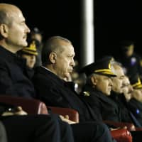 Turkey\'s president, Recep Tayyip Erdoganm, in Ankara on Friday | PRESIDENTIAL PRESS SERVICE / POOL / VIA AP
