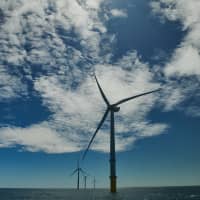 Under the government\'s long-term energy plan, Japan aims to reduce greenhouse gas emissions and have renewable energies become its major power sources. | BLOOMBERG