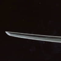 Munechika Sanjo\'s \"Long Sword (Tachi)\" (Meibutsu: Mikazuki Munechika, 12th century) | NATIONAL TREASURE, TOKYO NATIONAL MUSEUM