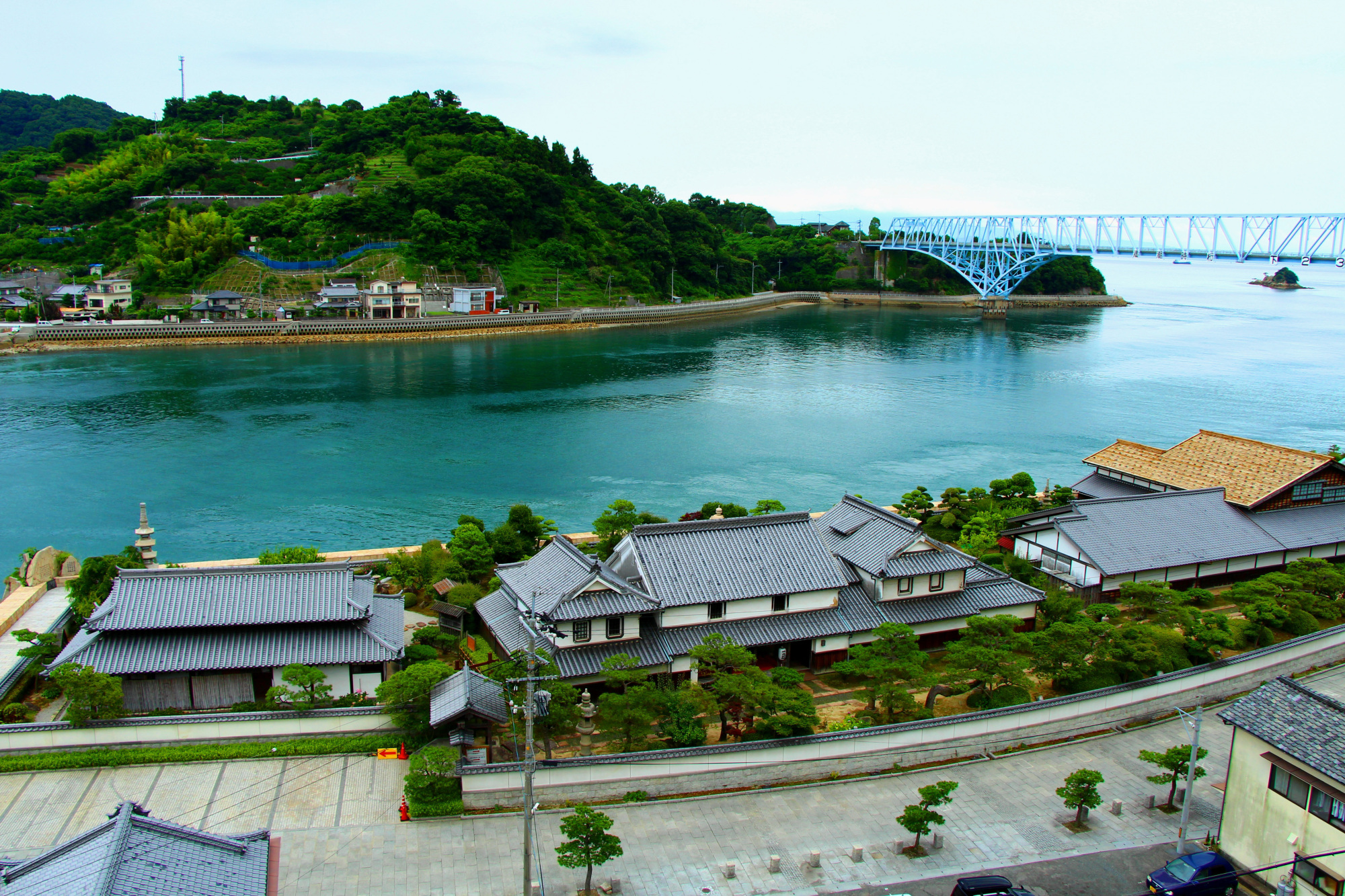 Greenery on the 'Garden Island': Shotoen garden on the island of Shimokamagari, as seen from above. | ANGELES MARIN CABELLO