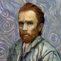 Yasumasa Morimura\'s \"Van Gogh / Blue\" (2016) | COLLECTION OF THE ARTIST