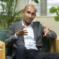 Jayathura Samarakoon from Sri Lanka, manager of digital services, solution areas at Ericsson Japan K.K. | MASANORI DOI