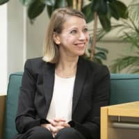 Naheel Wafa Dajany from Germany, director of corporate communications at All Nippon Airways Co. | MASANORI DOI