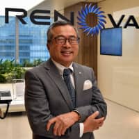 Sachio Semmoto, executive chairman of Renova Inc., poses for a photo at the company\'s HQ in Chuo Ward, Tokyo, on Sept. 26. | YOSHIAKI MIURA