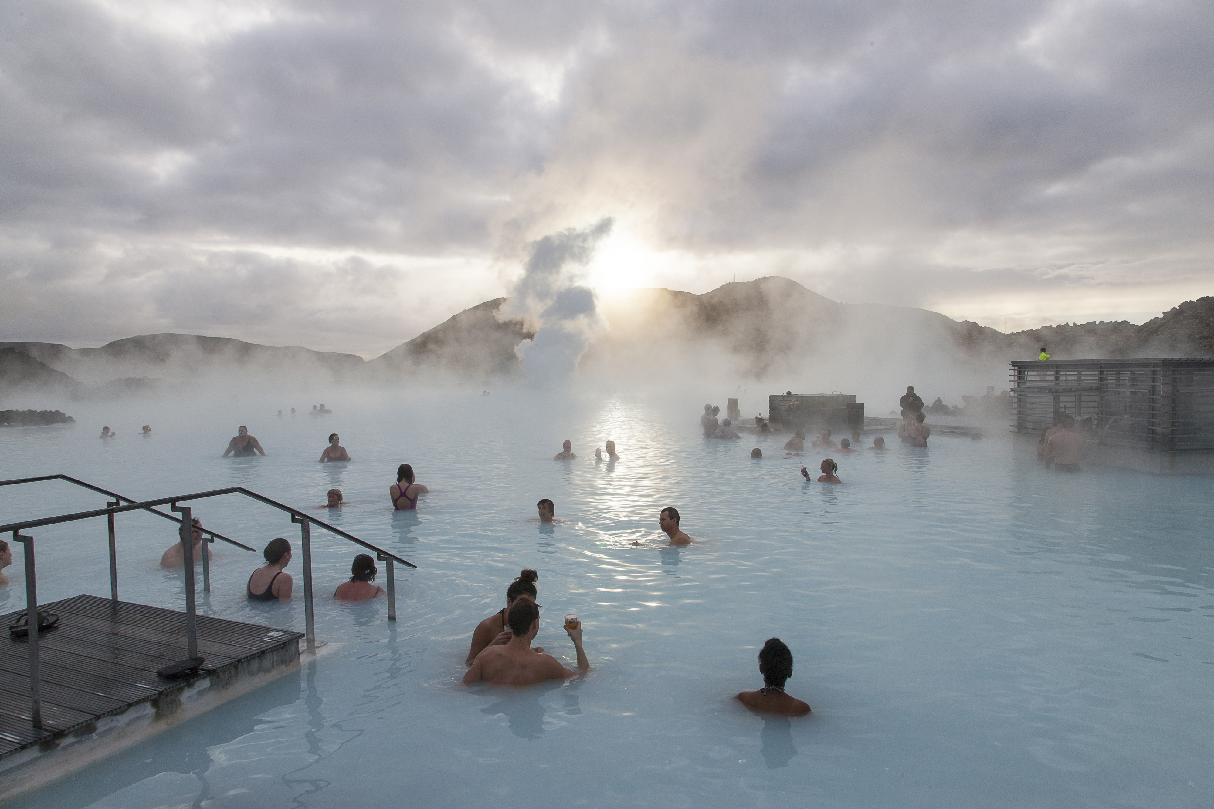Iceland outlet hot springs