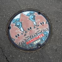 A drain cover in Hakodate, Hokkaido | REUTERS