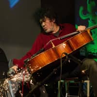 Sound of the underground: Hiromichi Sakamoto performs at the Test Tone 100 final Festival at SuperDeluxe in 2014. | JAMES HADFIELD