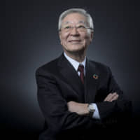 Man in the middle: Hiroaki Nakanishi of Hitachi Ltd. was appointed chairman of the Japan Business Federation in May, leading some to believe the lobbying organization was looking to implement a change of direction.  Bloomberg | BLOOMBERG