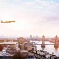 Don\'t drink and fly: A Japanese copilot got in trouble with British authorities when he showed up for a flight after drinking heavily. | GETTY IMAGES