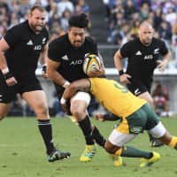 The All Blacks will play with their second team when they take on Japan on Saturday at Ajinomoto Stadium. | AFP-JIJI