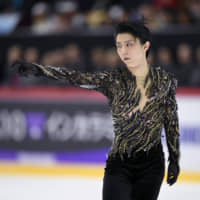 Yuzuru Hanyu is sidelined with an ankle injury sustained at the Cup of Russia. | REUTERS