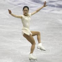 Satoko Miyahara, who placed fourth at the Pyeongchang Olympics, finished second in the women\'s short program on Friday at the NHK Trophy. | AP