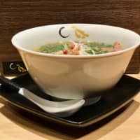 A broth to live by: Konjiki Hototogisu\'s shio (salt) ramen is made with a soup  from hamaguri clams and tai (sea bream). | ROBBIE SWINNERTON