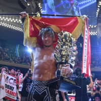 Wrestler Hiroshi Tanahashi wins the G1 Climax tournament in August. | COURTESY OF NEW JAPAN PRO-WRESTLING