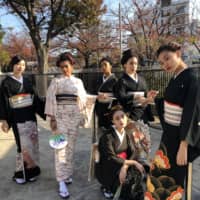 Culture switch: Six young dancers took some time off from a Bon dance party and wound up taking off online. | CLERKENWELL BOY