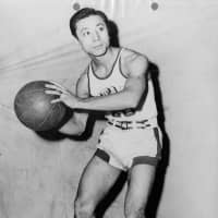 Wat Misaka, who helped lead the University of Utah to the 1944 NCAA title, is seen in a portrait taken during his playing days at the school. | UNIVERSITY OF UTAH