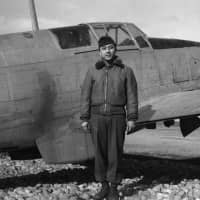 U.S. Army soldier Wat Misaka is seen during his time in the military (1944-46). COURTESY OF \"TRANSCENDING: THE WAT MISAKA STORY\" | UNIVERSITY OF UTAH