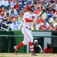 Washington Nationals owner Mark Lerner said Friday he does not expect star free agent Bryce Harper to return to the team. | USA TODAY / VIA REUTERS