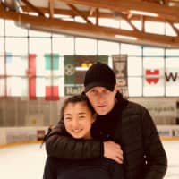 Choreographer Benoit Richaud, who has created Kaori Sakamoto\'s free skates the past two seasons, has enjoyed a fruitful partnership with the young star. SOURCE: FACEBOOK | BLOOMBERG