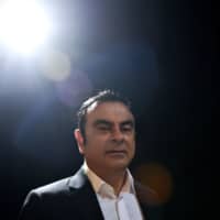 Renault-Nissan Alliance chief executive Carlos Ghosn poses for a portrait after an interview at the Web Summit at Parque das Nacoes in Lisbon in 2016. | AFP-JIJI
