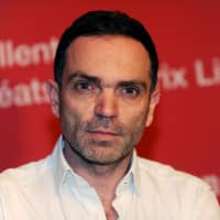 French writer Yann Moix, who won the Renaudot prize, poses on at the Westminster hostel in Le Touquet, northern France, as part of the Touquet\'s book fair in 2013. Moix defended himself on RTL on Monday after provoking a social media storm by stating in Marie-Claire that he would be \"incapable\" of loving a woman aged 50 and above.\' | AFP-JIJI
