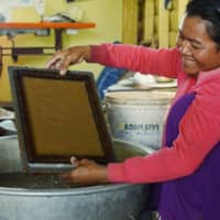 Takuya Yamase\'s initiative in the village of Anlong Pi, Cambodia, is providing work for local people who previously had to scavenge in garbage dumps to survive. | COURTESY OF TAKUYA YAMASE