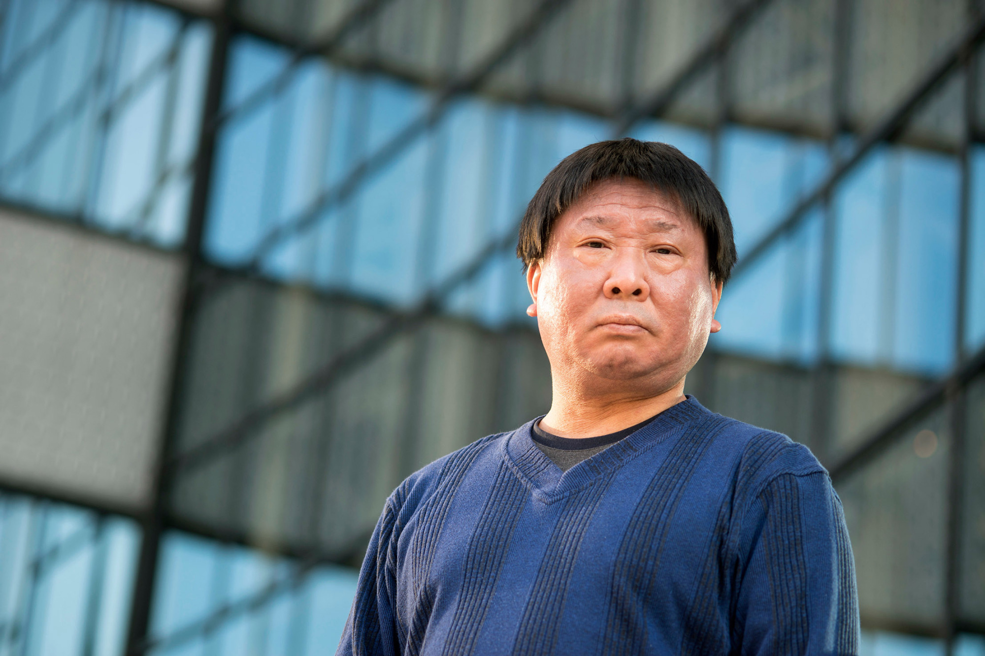 Author Takeshi Goto poses for a photo in Yokohama in December.
