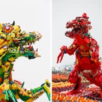 Hiroshi Fuji’s “Happy Paradies” (details, 2015) | IN THE COLLECTION, COURTESY OF THE 21ST CENTURY MUSEUM OF CONTEMPORARY ART, KANAZAWA; PHOTOs by KEIZO KIOKU