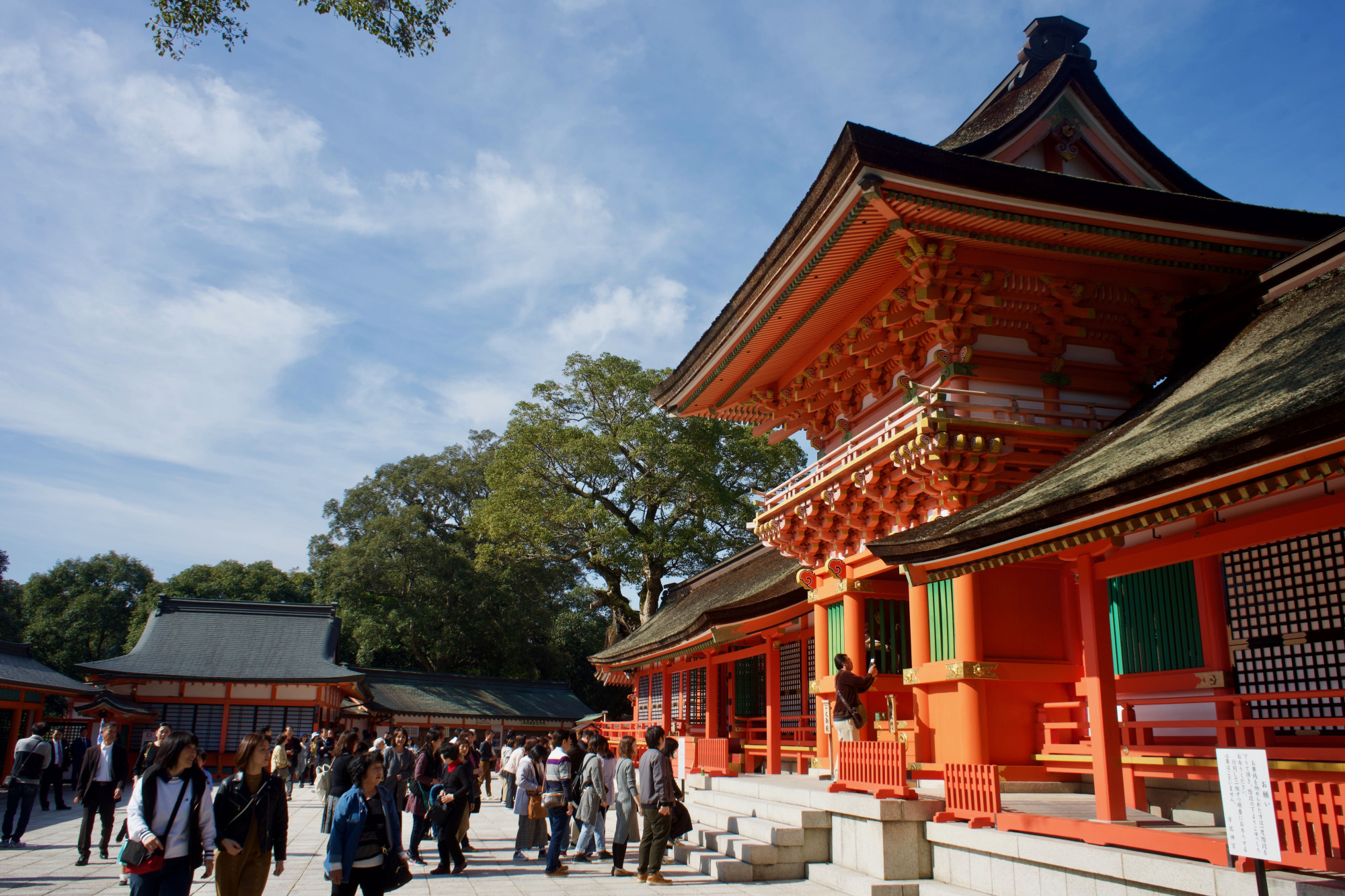 Ornate yet austere: Usa Jingu, located on the western edge of the Kunisaki Peninsula, is one of the grandest shrines in Japan, dedicated to Hachiman-jin, the god of war. | OSCAR BOYD